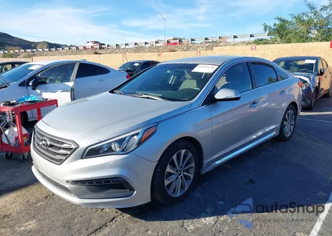 2015 Hyundai Sonata Sport из США, поврежденный, VIN 5NPE34AF1FH032460